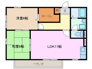 アメニティ筒尾の物件間取画像